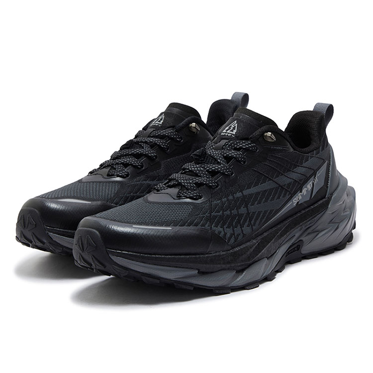 361° Slip Resistant Abrasion Resistant Support Low top Casual Running Shoes Men’s Black Gray