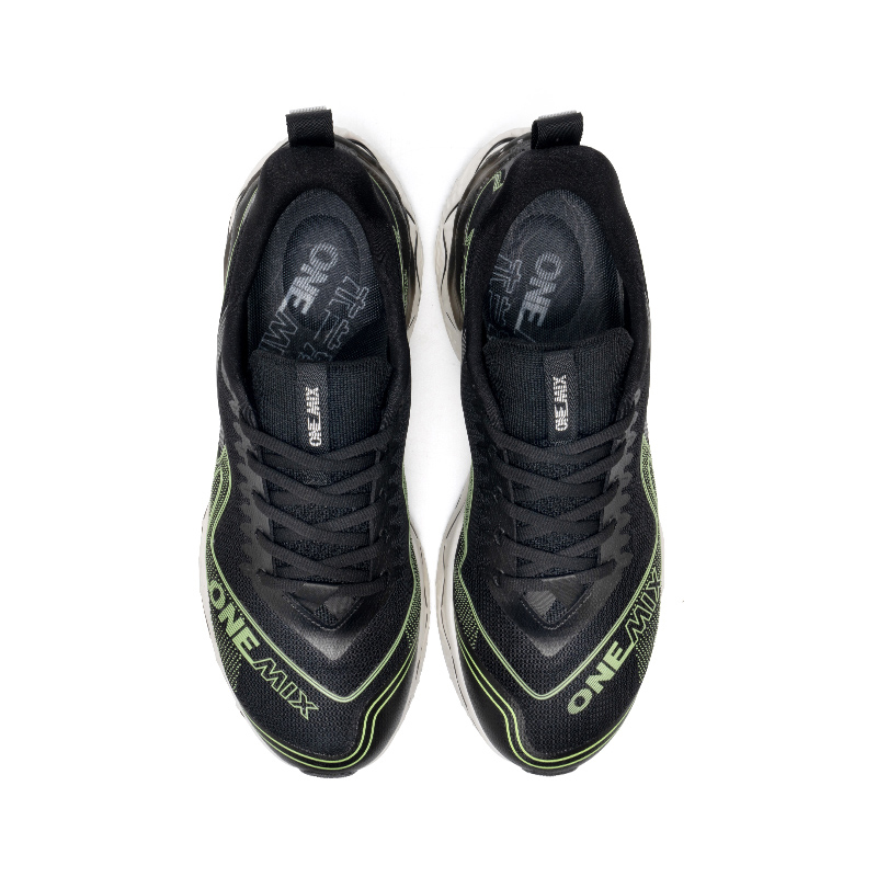 ONEMIX Mulan Creek Running Shoes Unisex Day And Night Black