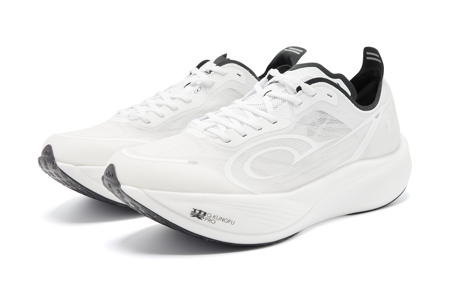 QIAODAN Flying Shadow PB3 Enhanced Running Shoes Men’s Low Top Jordan White Black
