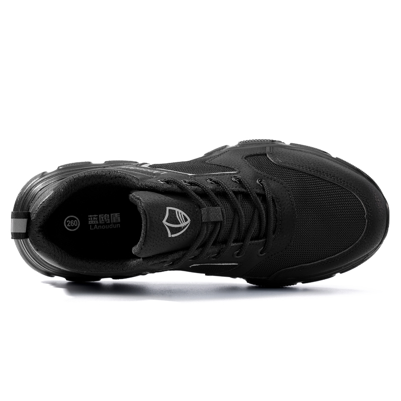 LANOUDUN Breathable, Impact Resistant, Lightweight Low top Outdoor Shoes Unisex Black
