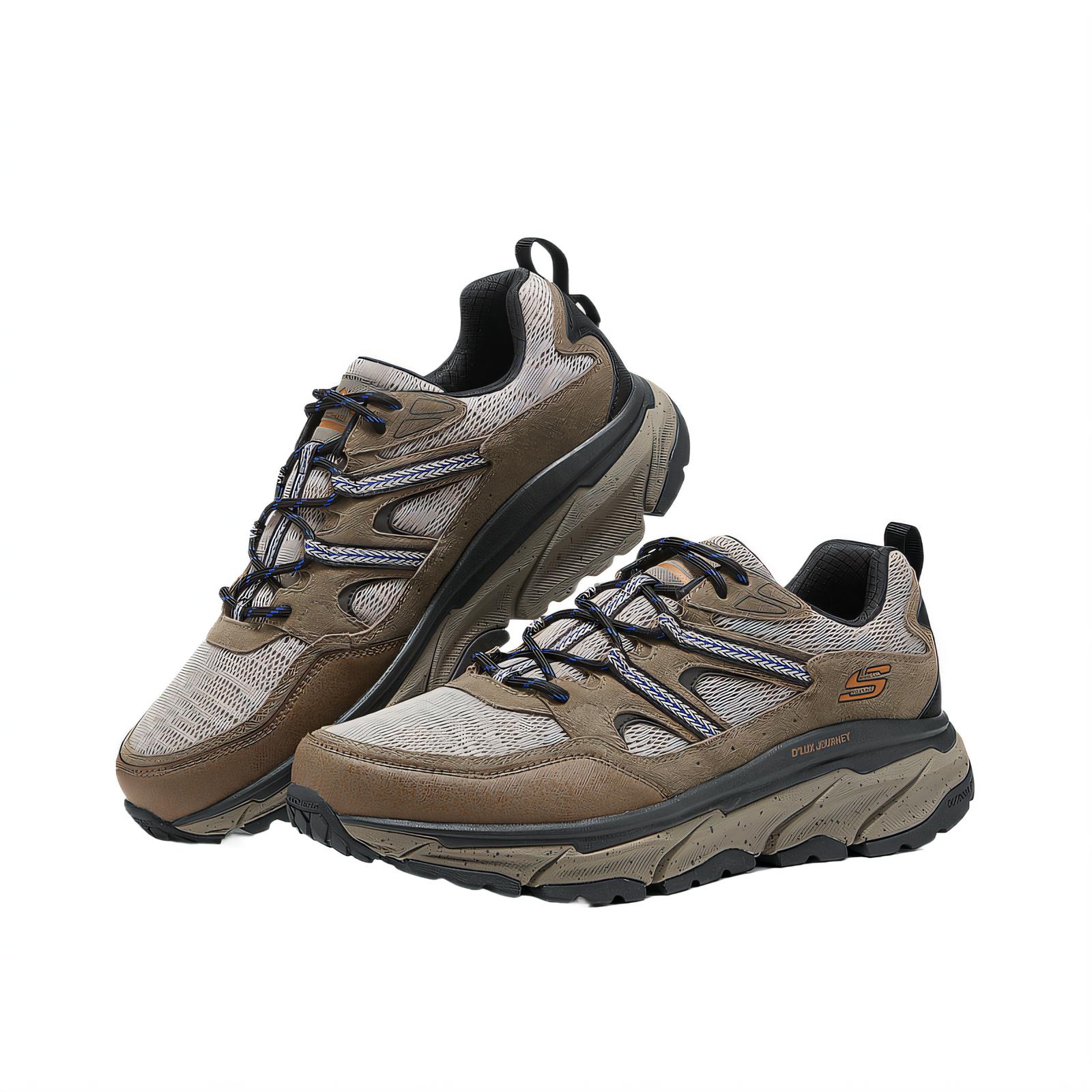 Skechers OUTDOOR MENS Comfortable Low top Outdoor Shoes Men’s Tan