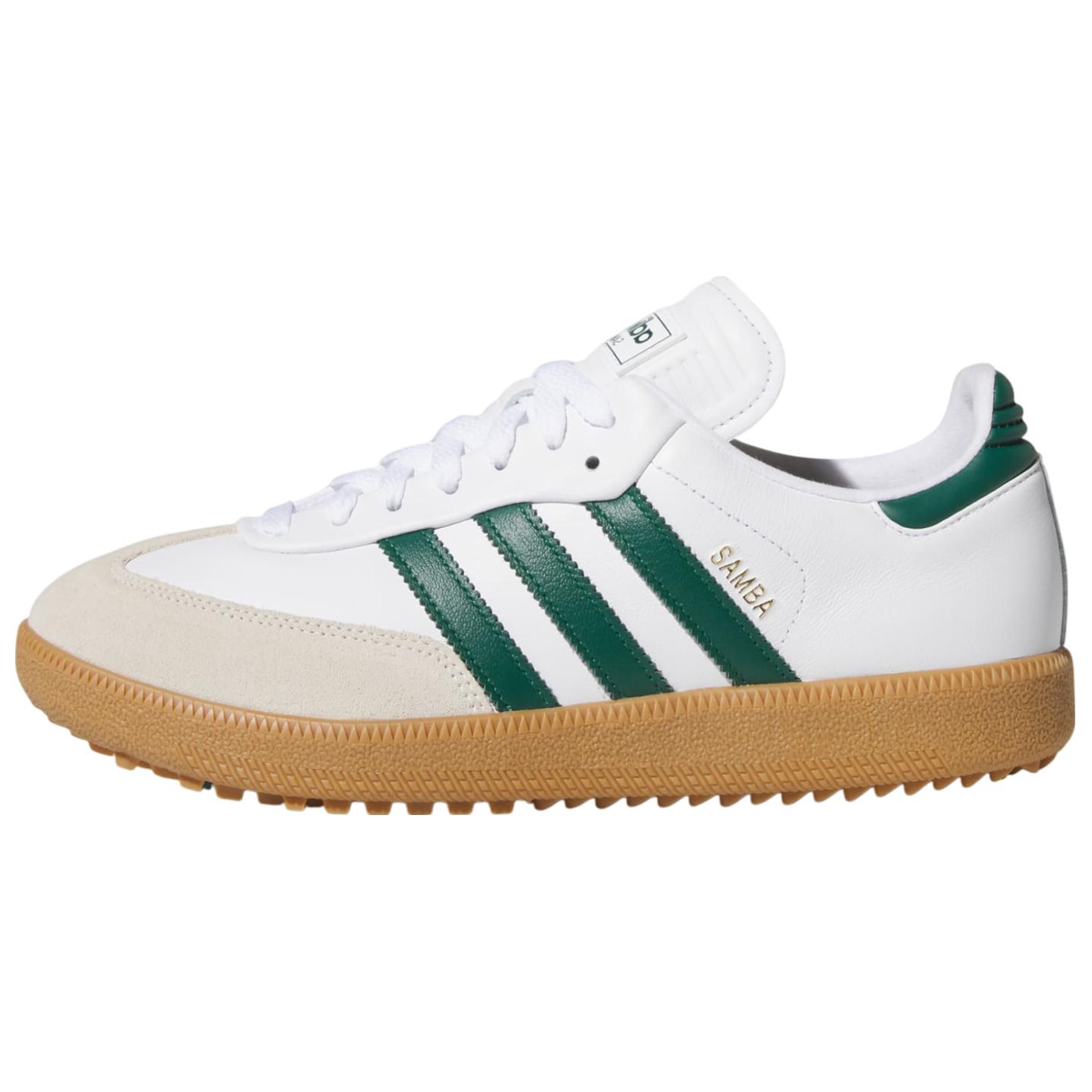 Samba Adidas Spikeless Golf 'White Collegiate Green Gum'