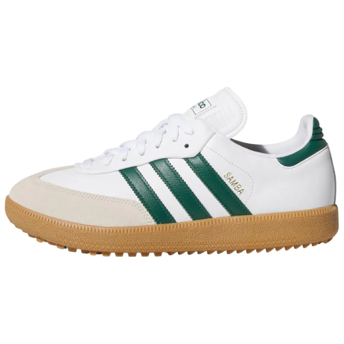Samba Adidas Spikeless Golf 'White Collegiate Green Gum'