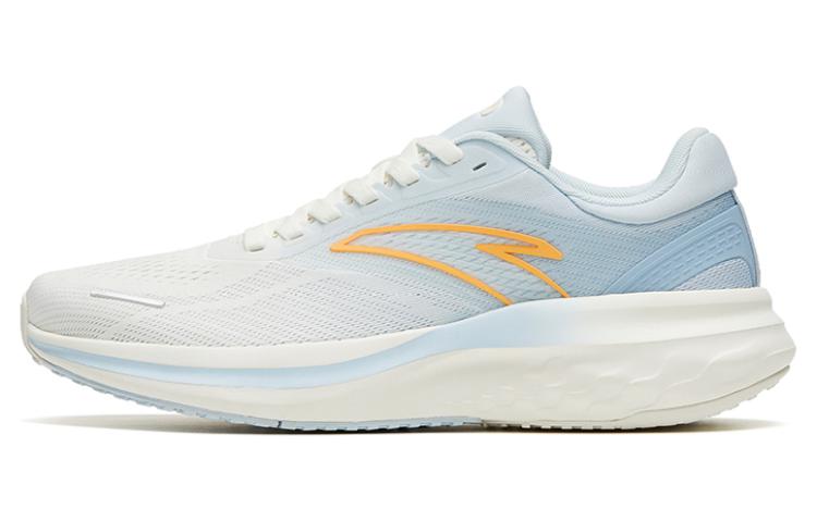 Anta LingFeng Fabric Cushioning Abrasion Resistant Rebound Low top Running Shoes Men’s White Blue