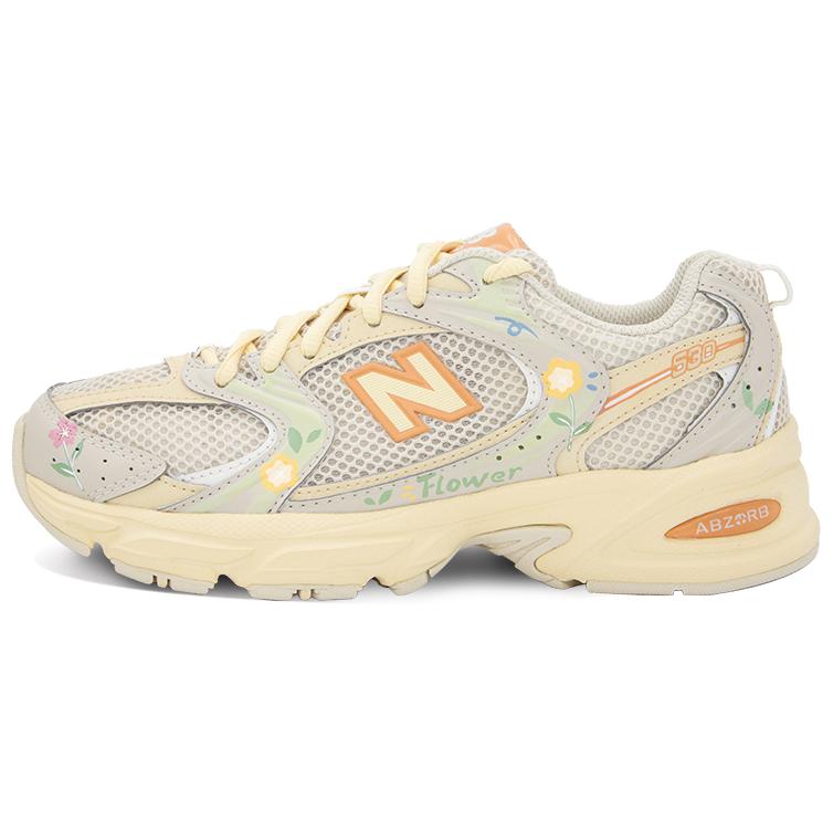 Niko And ... x New Balance NB 530 Slip Resistant, Abrasion Resistant, Breathable Low top Running Shoes Unisex Beige