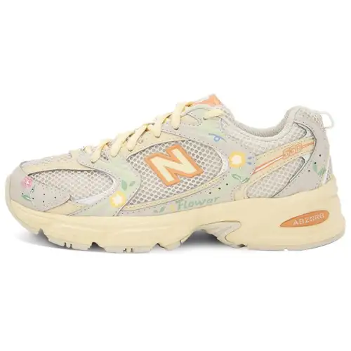 Niko And ... x New Balance NB 530 Slip Resistant, Abrasion Resistant, Breathable Low top Running Shoes Unisex Beige