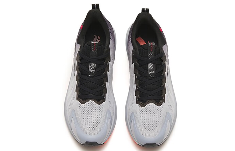 Anta Comfortable Cushioning Slip Resistant Low top Running Shoes Men’s Gray Black