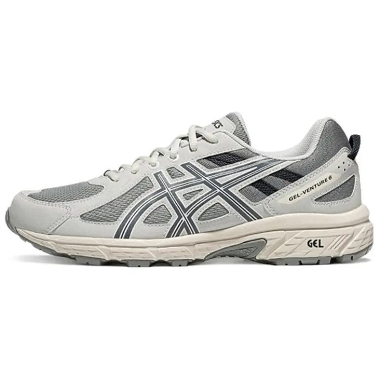 ASICS Gel Venture 6 Comfortable And Lightweight Rubber Cushioning, Wear Resistant Low top Casual Running Shoes Men's