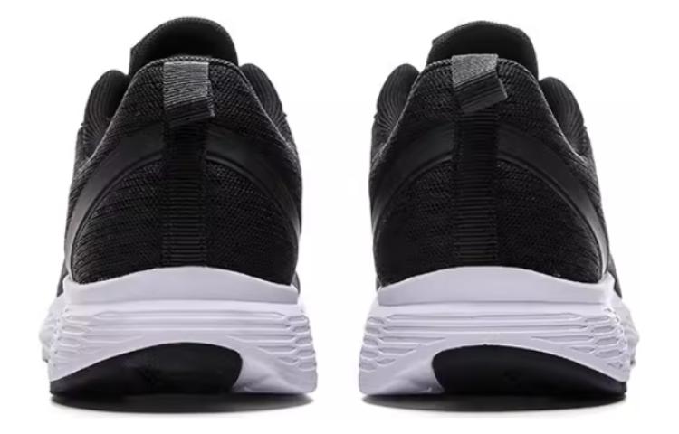 QIAODAN Comfortable Slip Resistant Abrasion Resistant Low top Running Shoes Women’s Black White