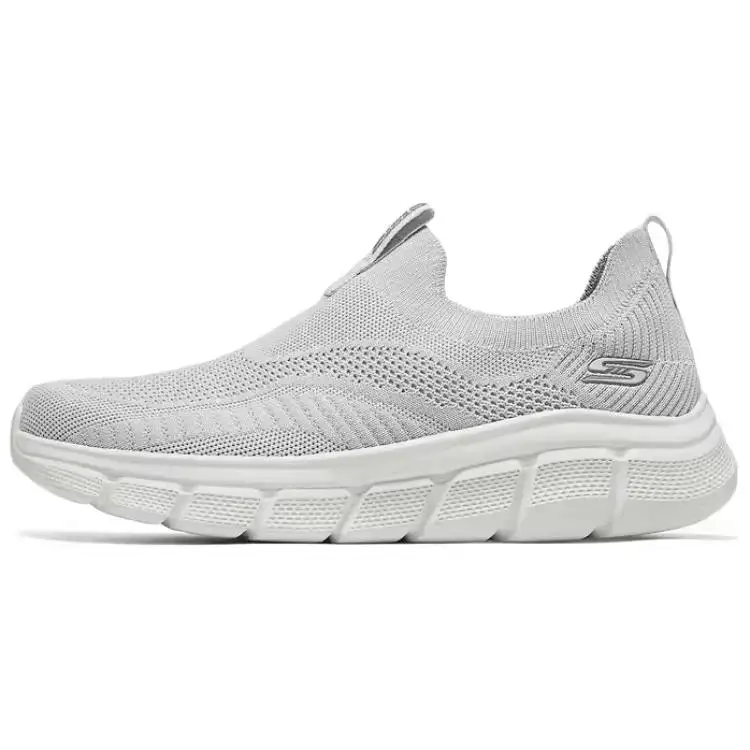 Skechers Bob's Abrasion Resistant Breathable Low top Casual Running Shoes Men's Gray
