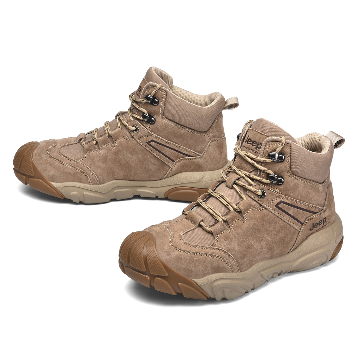 Jeep Mid top Outdoor Shoes Men’s Sand