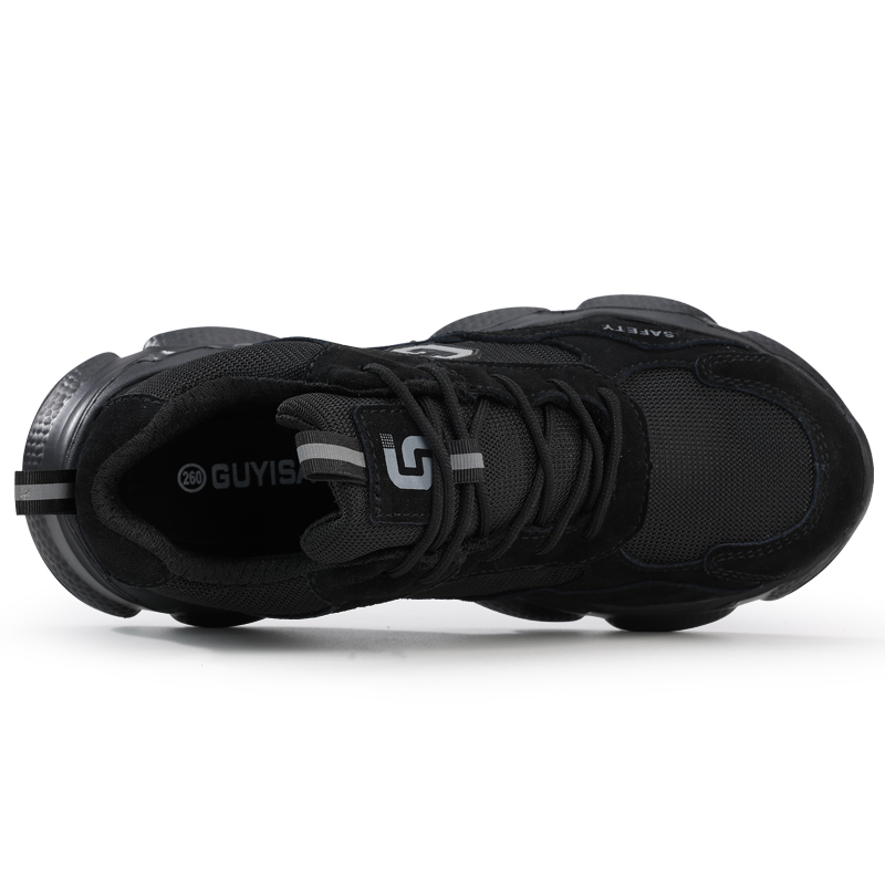 LANOUDUN Moisture Wicking, Impact Resistant, Lightweight Low top Outdoor Shoes Unisex Black