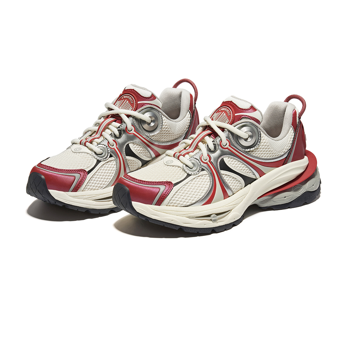 Palladium Comfortable Slip Resistant, Abrasion Resistant, Rebound Low top Running Shoes Men’s White Red