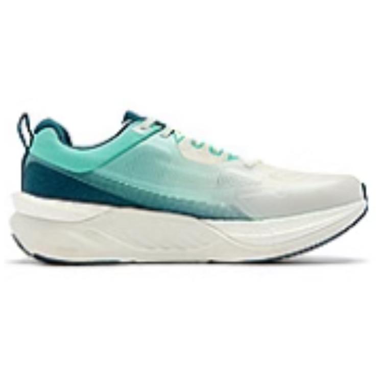 QIAODAN Low top Carbon Plate Casual Sprint Running Shoes Men’s Green White