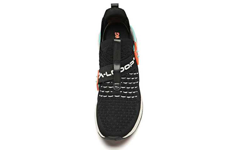 Anta Comfortable Cushioning Low top Running Shoes Men’s Black Orange