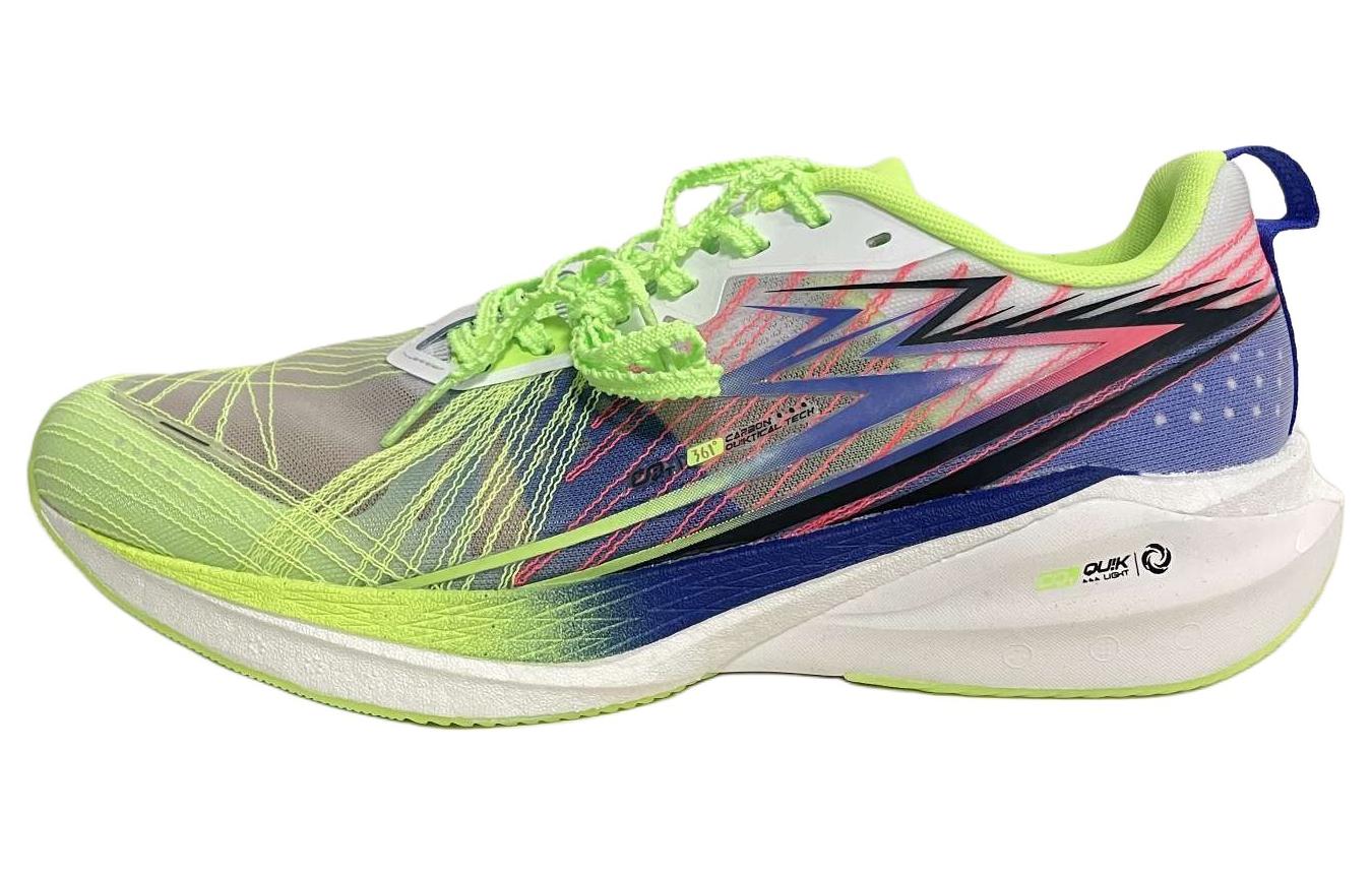 361° Gale CQT Cushioning Breathable Low top Running Shoes Men’s Green Purple Gray