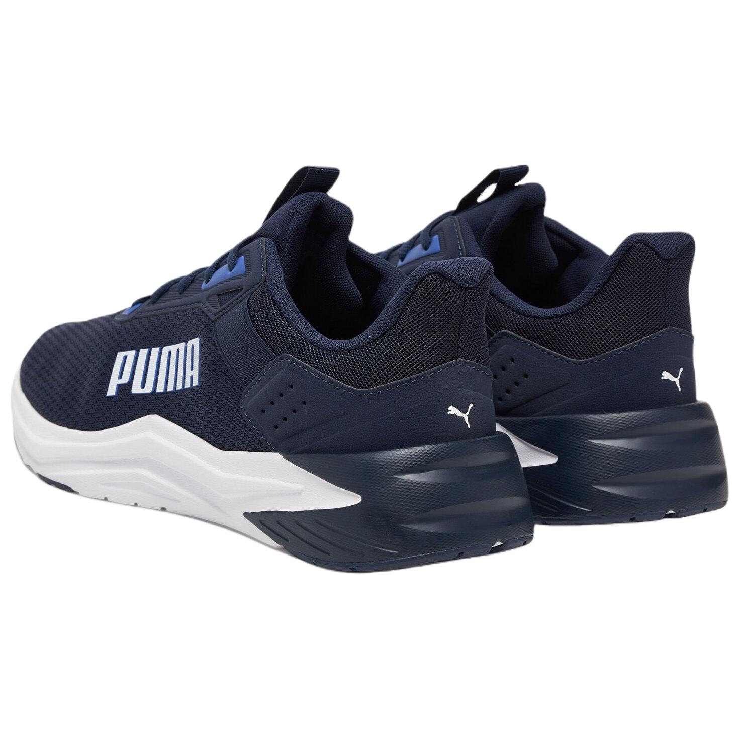PUMA FTR Wave Soft And Comfortable Slip Resistant Abrasion Resistant Low top Casual Running Shoes Men’s Marine Blue