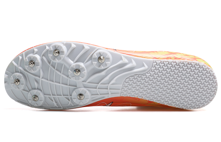 HEALTH 1110 Anti Slip Wear Resistant Low Top Training Running Shoes Unisex Orange Yellow