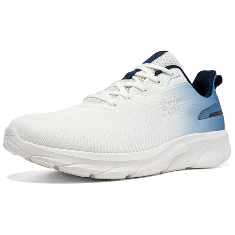 361° Versatile Cushioning, Wear Resistant Low top Running Shoes Men’s White Blue