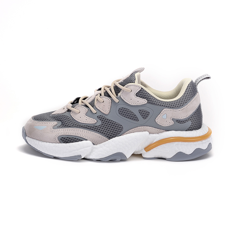 TREEPERI Running Shoes Unisex Low Top Black Gray/Heritage Gray