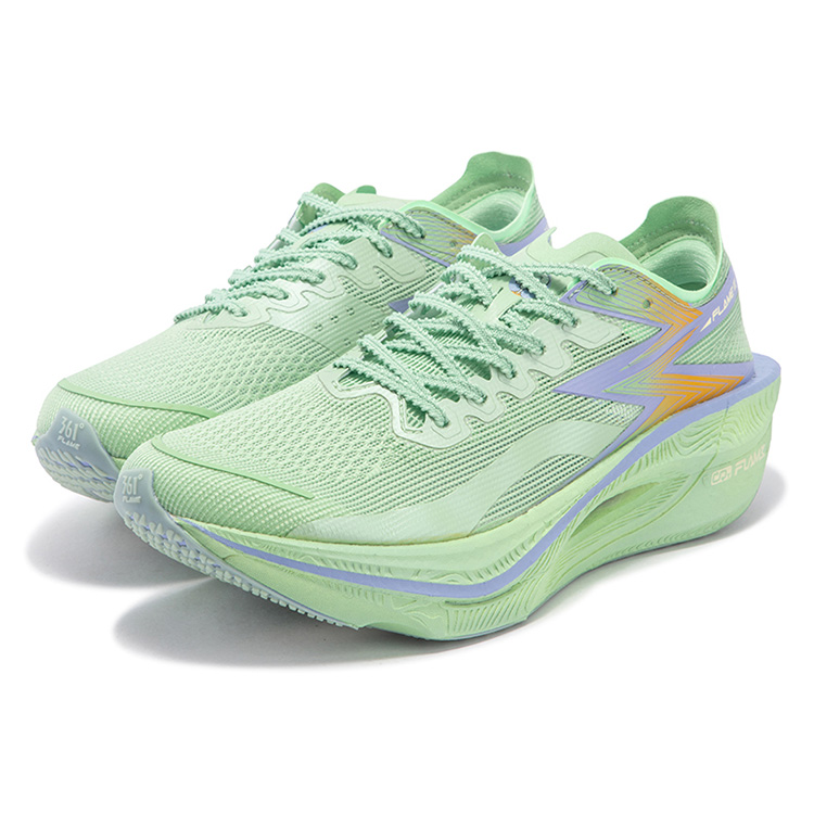 361° Flame 3 Slip Resistant, Abrasion Resistant, Breathable Low top Full Length Carbon Plate Marathon Training Race