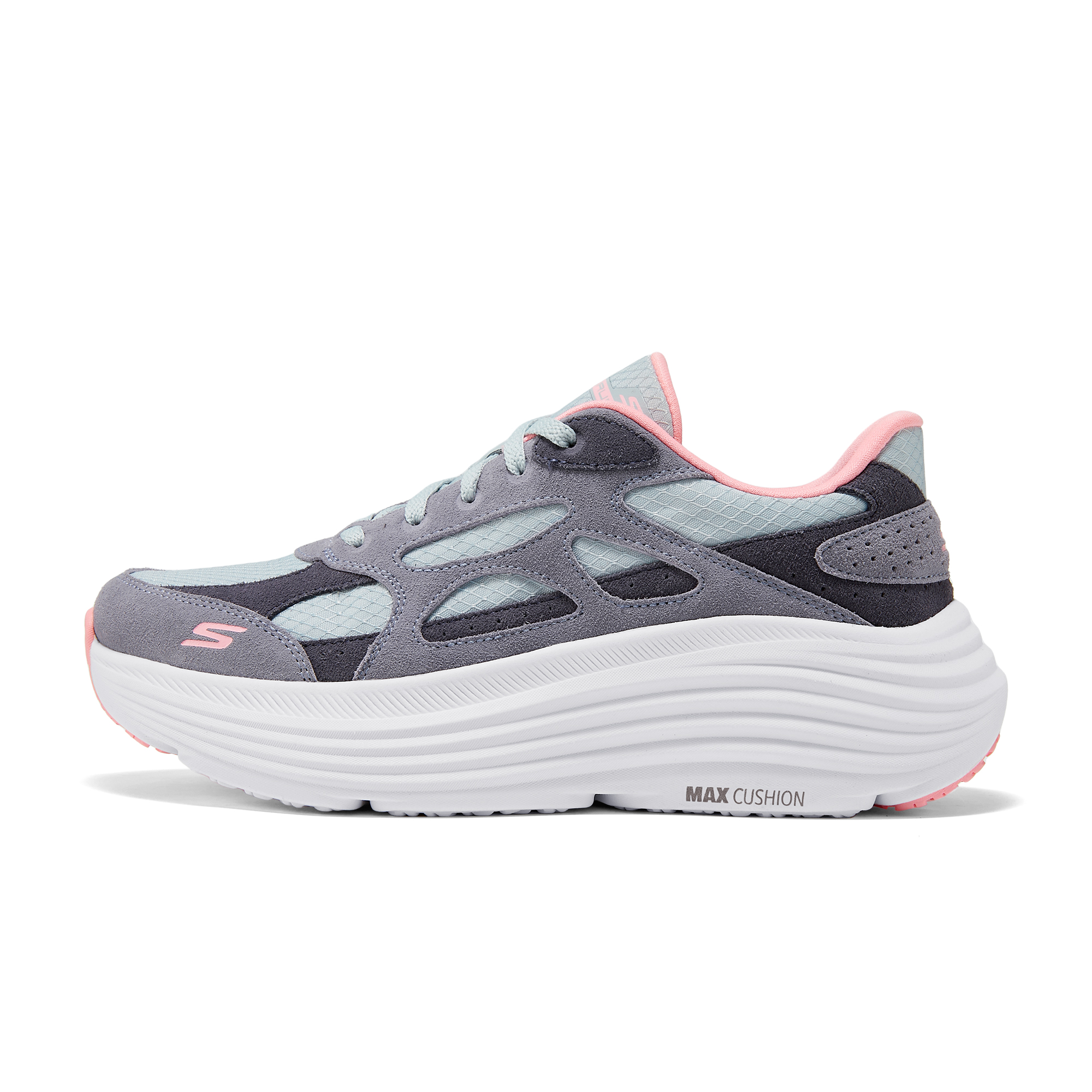 Skechers Breathable Lightweight Support Cushioning Abrasion Resistant Low top Casual Running Shoes Women’s Purple