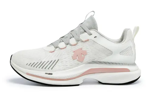 DESCENTE Enerzite Classic And Versatile Slip Resistant Low top Running Shoes Women's Light Gray