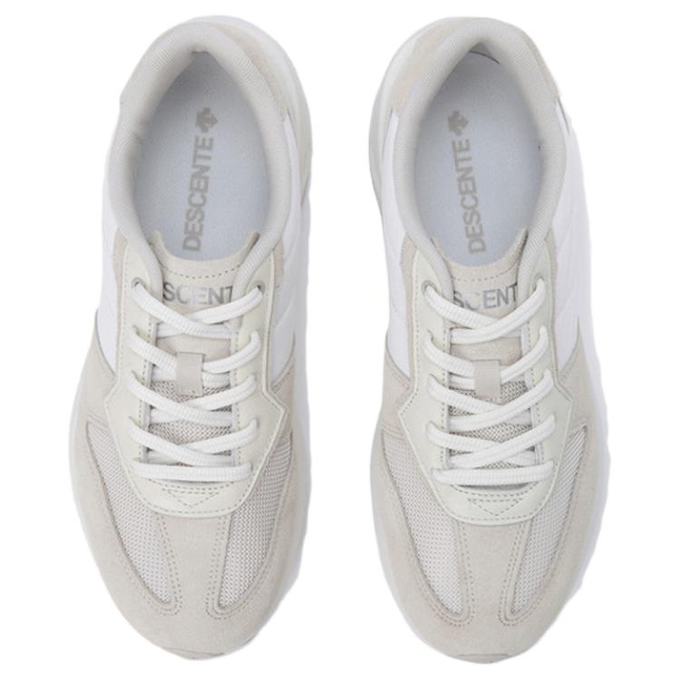 DESCENTE Urban Premium Abrasion Resistant Abrasion Resistant Low top Running Shoes Unisex Ecru