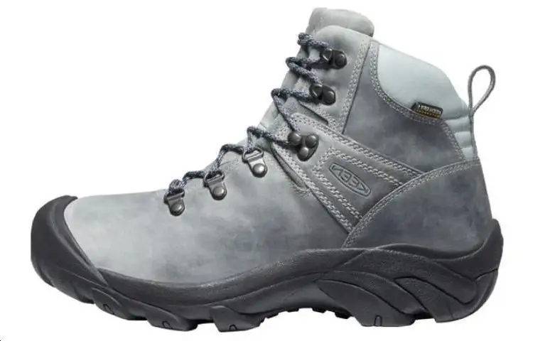 Keen Pyrenees Cushioning Abrasion Resistant Cushioning, Wear Resistant High top Outdoor Shoes Men's Gray