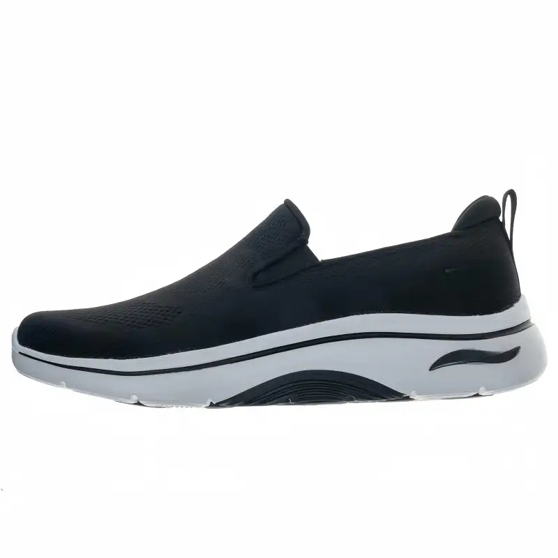 Skechers Abrasion Resistant Low top Running Shoes Men's Black