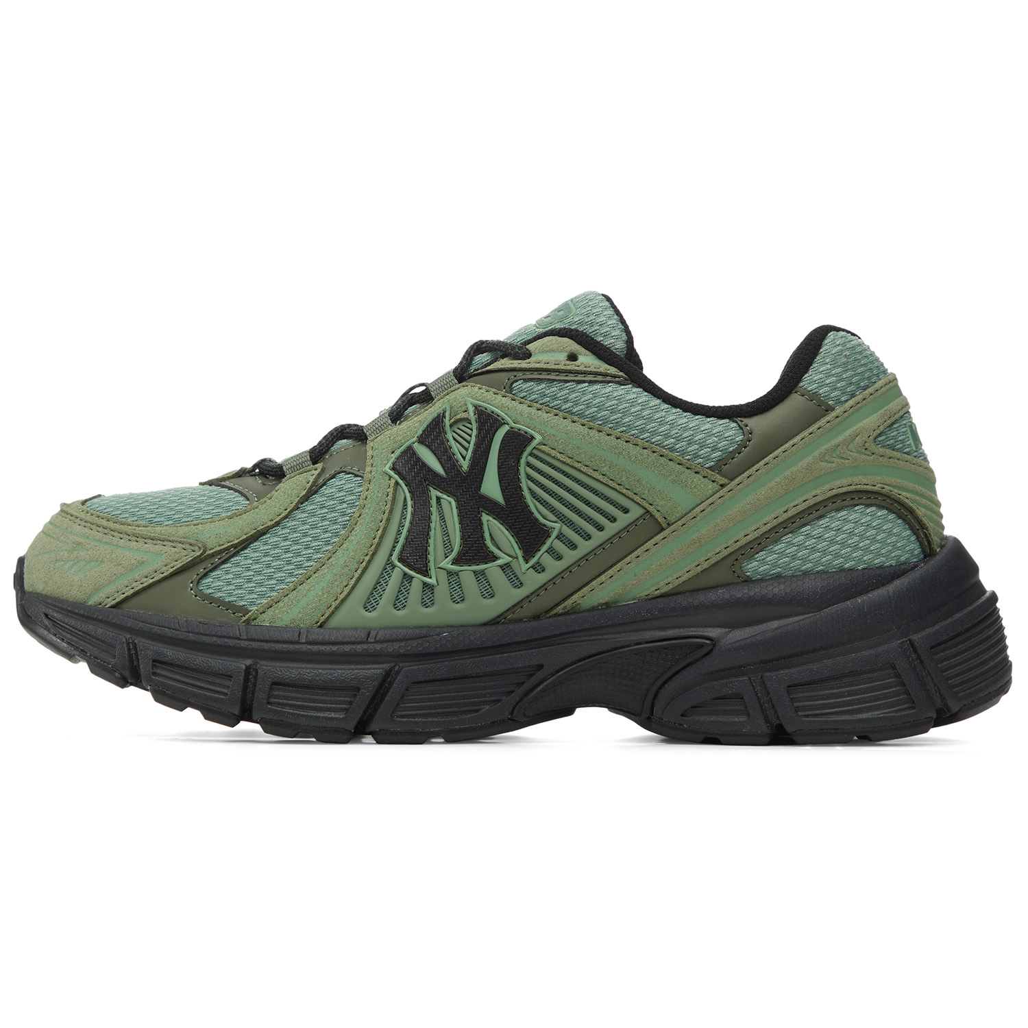 MLB New York Yankees Low top Casual Long Distance Running Sprint Running Shoes Unisex Green