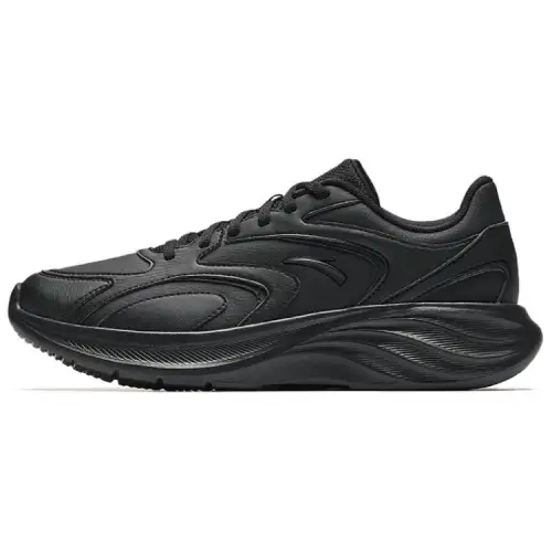 Anta Nebula 2 Slip Resistant And Breathable Slip Resistant And Breathable Low top Casual Running Shoes Men's Black
