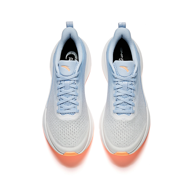 Anta Hydrogen Run Cool Slip Resistant Abrasion Resistant Low top Casual Running Shoes Men’s White Blue