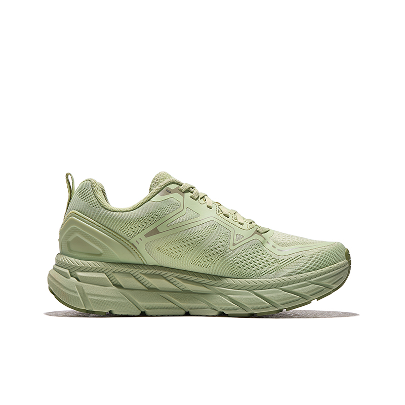 HOT POTATO Cushioning Abrasion Resistant Lightweight Breathable Low top PO EVA Running Shoes Unisex Gray Green