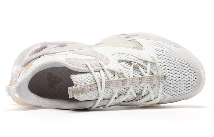 PEAK Slip Resistant, Abrasion Resistant, Breathable Low top Running Shoes Women’s White