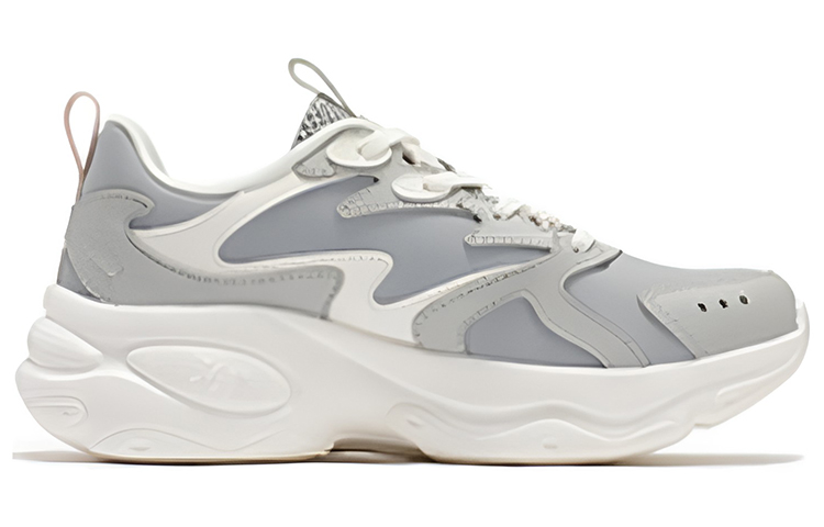 361° Versatile Cushioning Lightweight Low top Running Shoes Women’s Gray White Comfortable