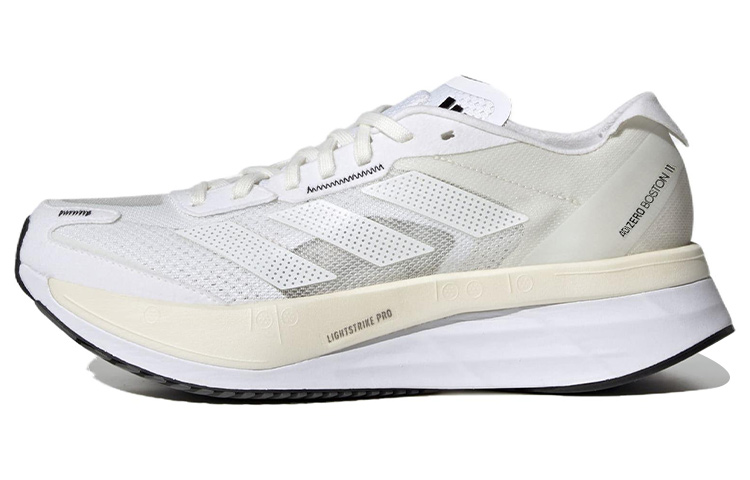 Женские кроссовки adidas Adizero Boston 11 (бело-черные)