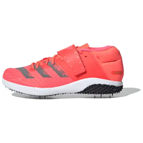 Adidas Adizero Javelin Slip Resistant Low top Running Shoes Unisex Pink White Black