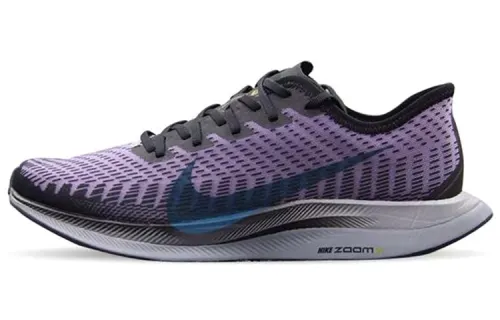 Nike Pegasus turbo 2 casual breathable fabric PU shock-absorbing and anti-slip low-top running shoes men's blue purple black