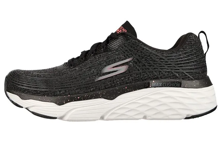 Skechers Max Cushioning Running Shoes Women's Low Top Black