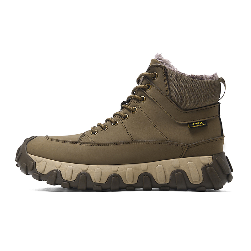 Jeep Comfortable Minimalist Style, Versatile Fleece Lined Thermal High top Outdoor Shoes Men’s