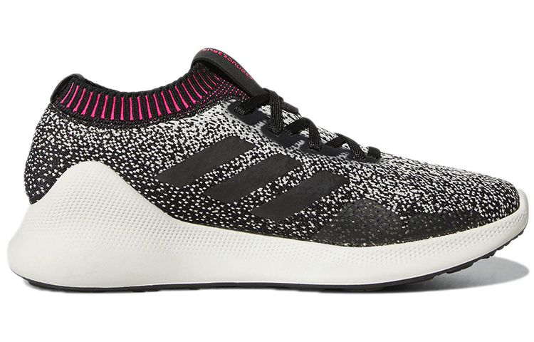 Женские кроссовки adidas Purebounce+ (черно-белые) — Чёрный / белый — фото 2