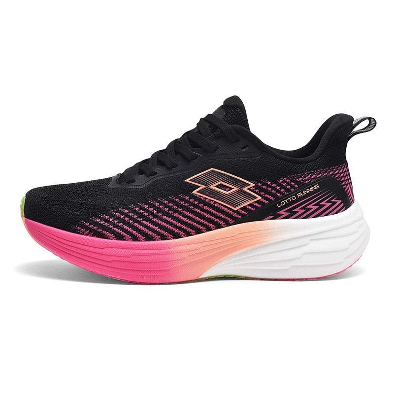 LOTTO Cushioning Support Abrasion Resistant Slip Resistant Low top Running Shoes Women’s Black