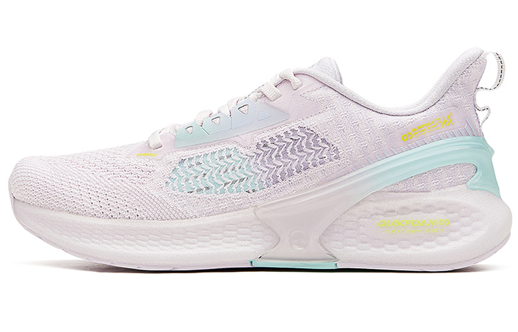 361° Flying Wing Textile, Mesh Abrasion Resistant, Breathable, Lightweight Low top Running Shoes Women’s Pink Cyan