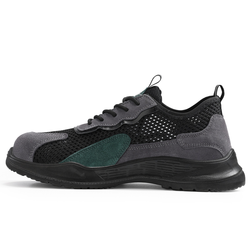 GUYISA Impact Resistant Slip Resistant Impact Resistant Slip Resistant Low top Outdoor Shoes Unisex Black