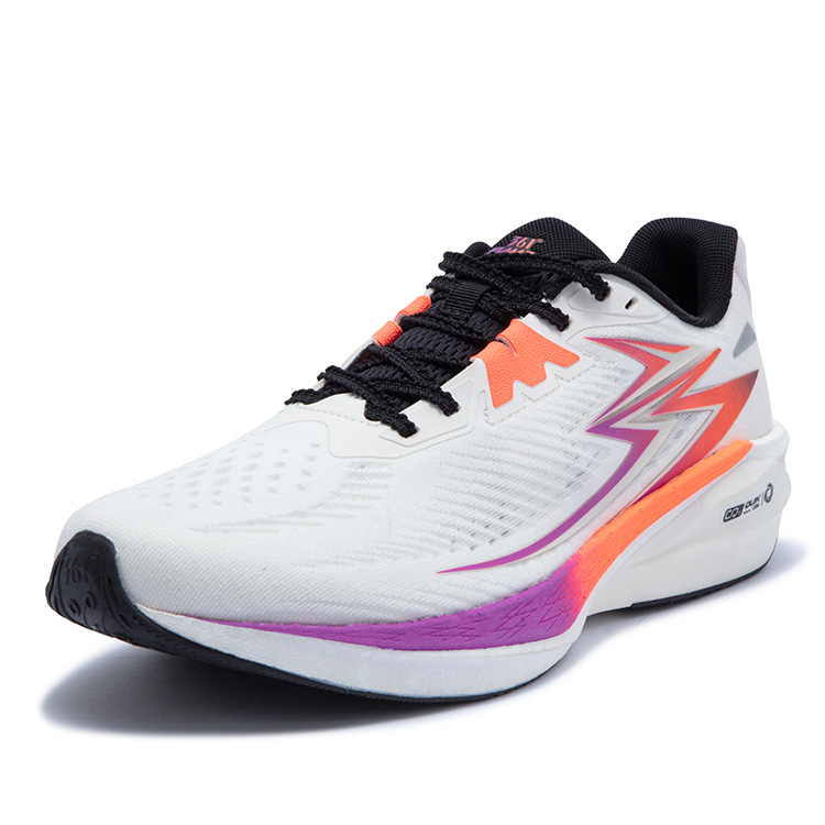 361° Flame Team 2.0 Slip Resistant, Abrasion Resistant, Breathable Low top Running Shoes Men’s White Rattan Purple