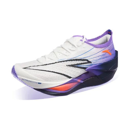 Anta C202 6.0 PRO Fabric Cushioning Slip Resistant Abrasion Resistant Low top Carbon Plate Casual Running Shoes Men's