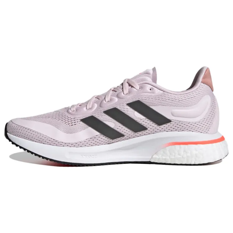 Adidas Supernova Comfortable Slip Resistant Abrasion Resistant Low top Casual Running Shoes Women's Dusty Pink Purple