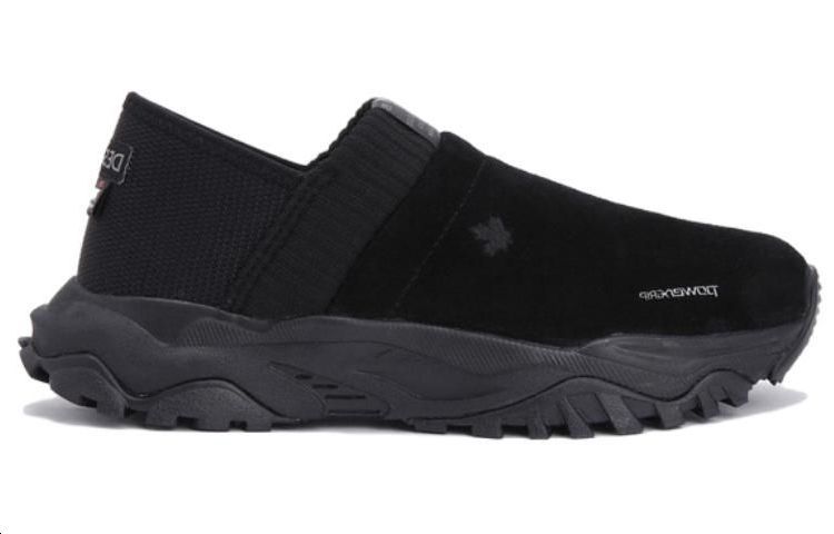 DESCENTE Slip on Cushioning Abrasion Resistant Cushioning, Wear Resistant Low top