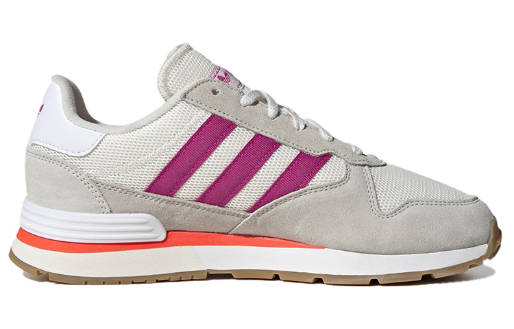Adidas Originals Treziod Textile, Leather Slip Resistant Abrasion Resistant Low top Running Shoes Women’s Gray Purple